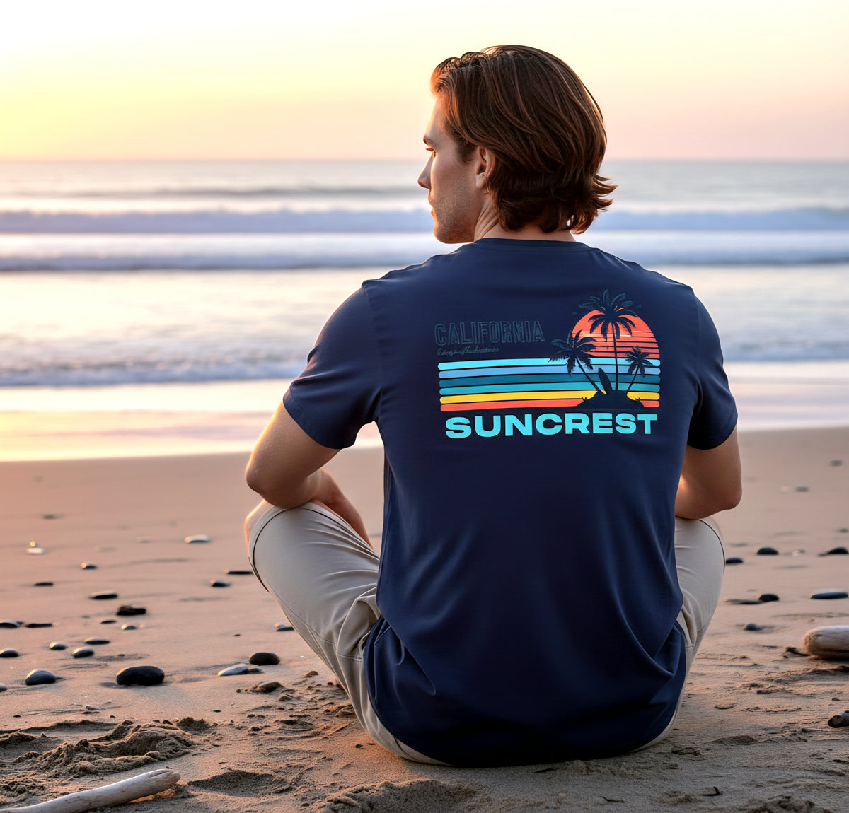 Polera, Palmeras California. 47% OFF solo por el CyberMonday